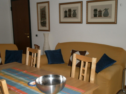 Single bedroom, with private bathroom and balcony, in 2-bedroom apartment - Gallery - 12