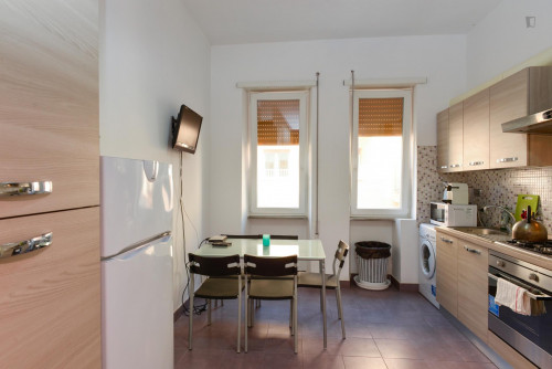 Inviting single bedroom near the Acqua Acetosa train station