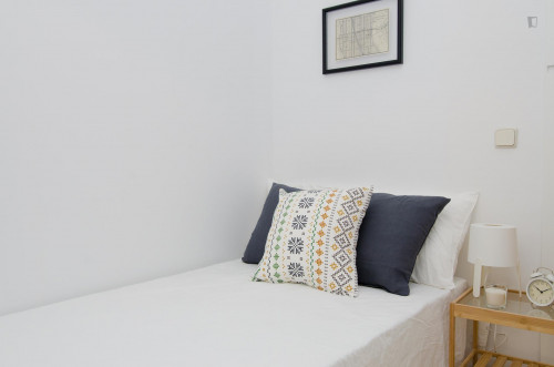 Beautiful double bedroom near Nuevos Ministerios metro station