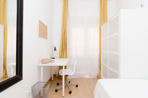 Lovely double bedroom near Nuevos Ministerios metro station