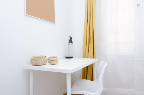 Lovely double bedroom near Nuevos Ministerios metro station
