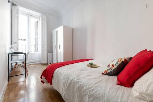 Shiny double bedroom in a student flat, near Puerta de Alcalá - Gallery - 16