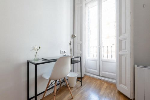 Shiny double bedroom in a student flat, near Puerta de Alcalá - Gallery - 15