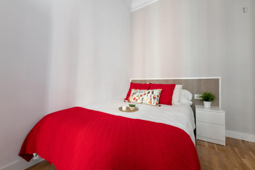 Shiny double bedroom in a student flat, near Puerta de Alcalá - Gallery - 10
