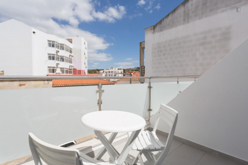 Spacious and nice single bedroom with a balcony, in Costa da Caparica - Gallery - 39