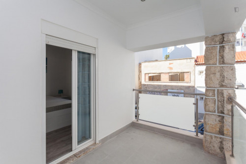 Spacious and nice single bedroom with a balcony, in Costa da Caparica - Gallery - 43