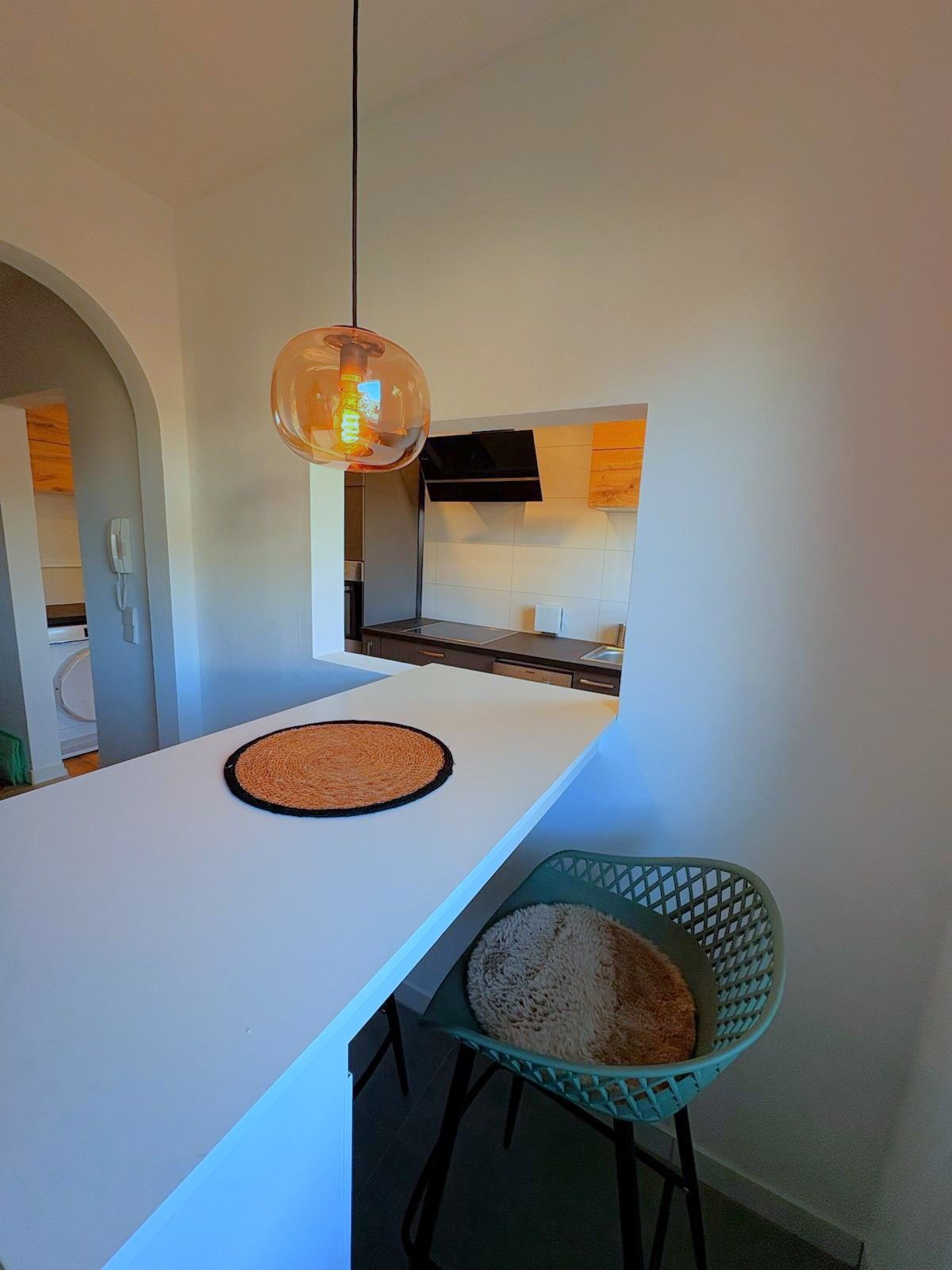  Modern 3.5-Room Furnished Duplex With Home Theater, AC, And A Charging Station – Separate Entrance,   -  Modern 3.5-room furnished duplex with home theater, AC, and a charging station – separate entrance, first occupancy following renovation  - Gallery -  19