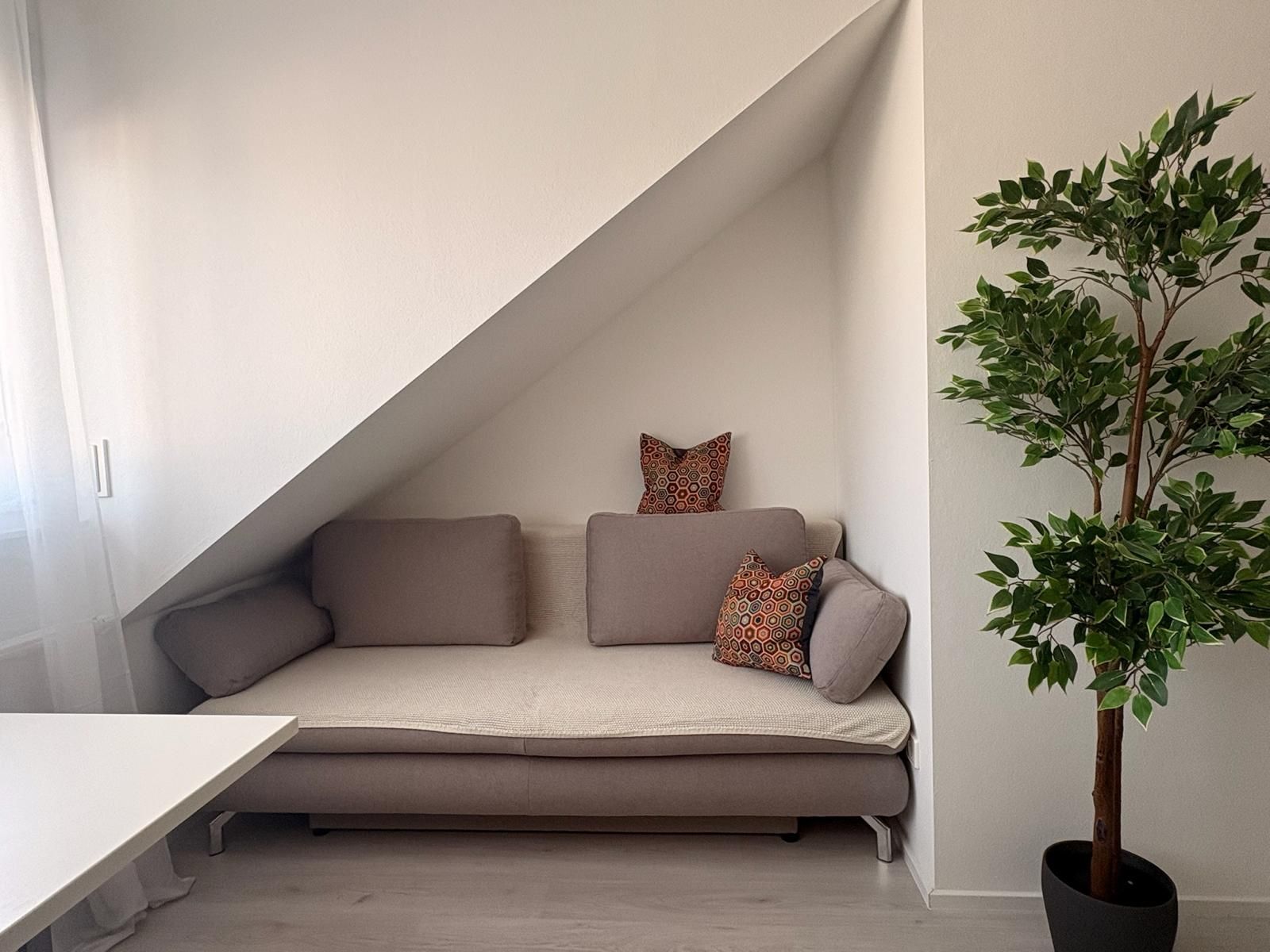 Modern 3.5-Room Furnished Duplex With Home Theater, AC, And A Charging Station – Separate Entrance, - Modern 3.5-room furnished duplex with home theater, AC, and a charging station – separate entrance, first occupancy following renovation - Gallery - 8