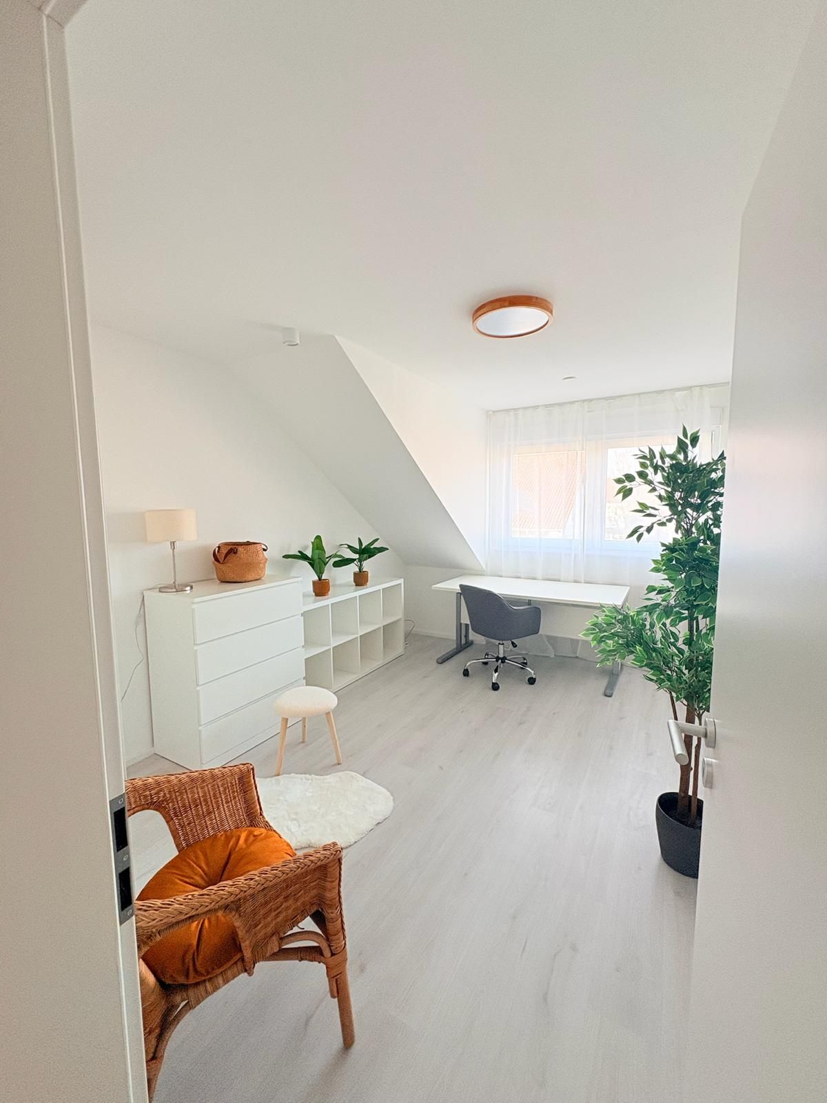  Modern 3.5-Room Furnished Duplex With Home Theater, AC, And A Charging Station – Separate Entrance,   -  Modern 3.5-room furnished duplex with home theater, AC, and a charging station – separate entrance, first occupancy following renovation  - Gallery -  10