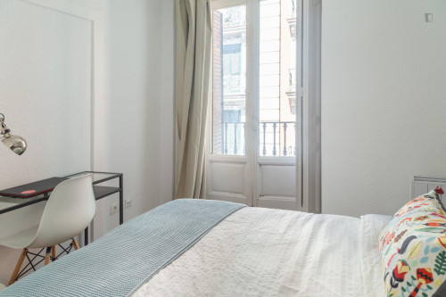 Attractive double bedroom near the San Bernardo metro