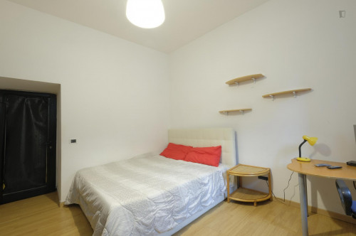 Airy double bedroom in Tuscolana