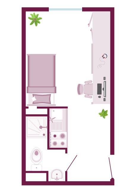  Classic Studio  -  Canterbury Student Manor  - Gallery -  4