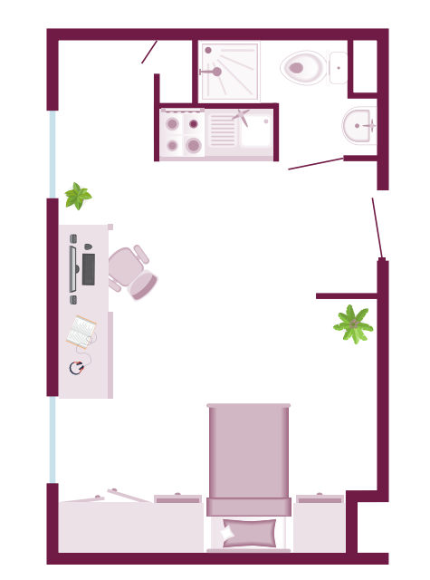  Large Premium Studio  -  Canterbury Student Manor  - Gallery -  7