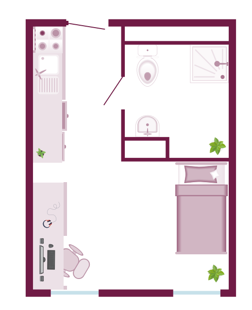  Large Premium Studio Accessible  -  Canterbury Student Manor  - Gallery -  6