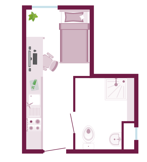  Premium Studio Accessible  -  Canterbury Student Manor  - Gallery -  2