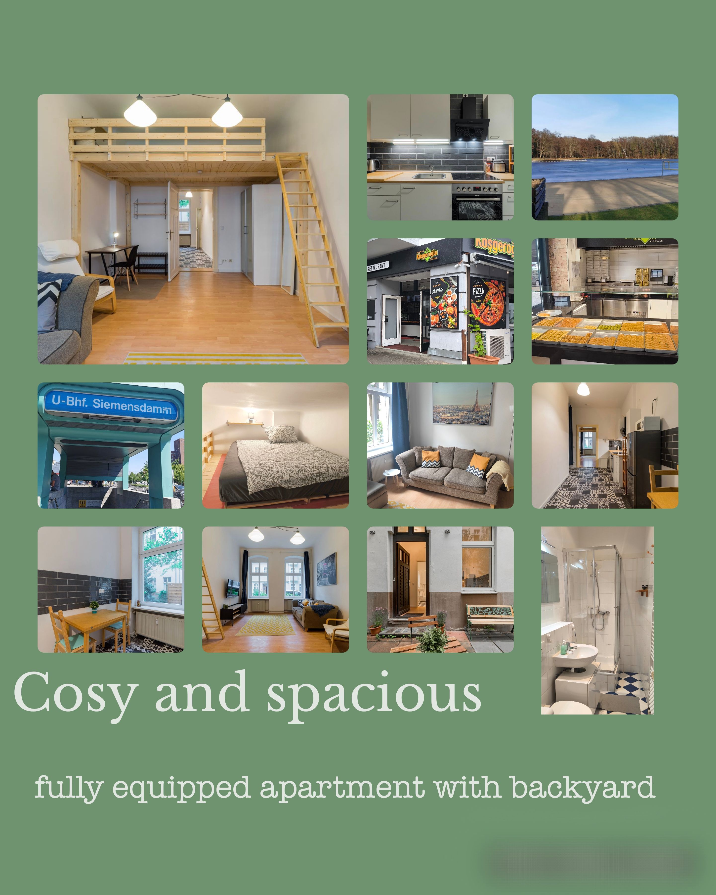 Cosy Apartment With Garden Near Lake And Park In Central Location, 1min To U7 - Cosy apartment with garden near lake and Park in central location, 1min to U7 - Gallery - 1