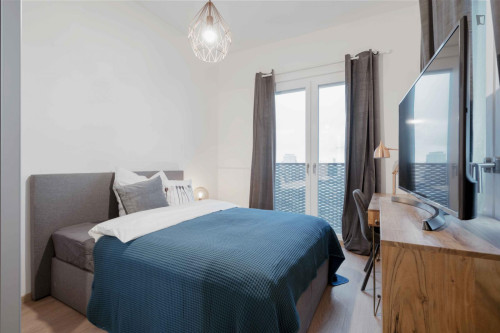 Comfortable single bedroom in shared flat in Moabit