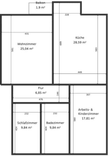 Apartment in Warschauer Straße, Berlin for 98 m² with 2 bedrooms