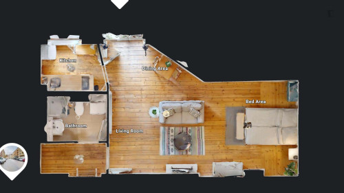 Apartment in Straßmannstraße, Berlin for 46 m²