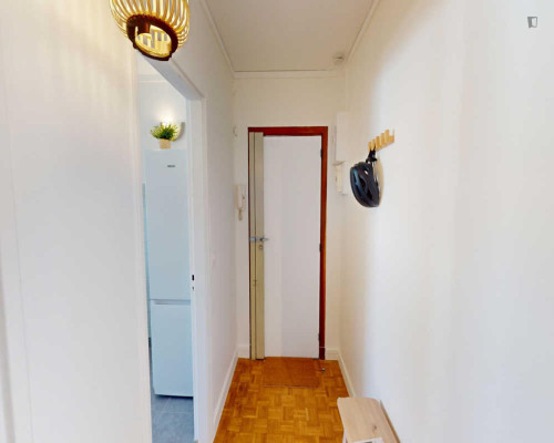 Lovely double bedroom with balcony, near Parc André Citroën