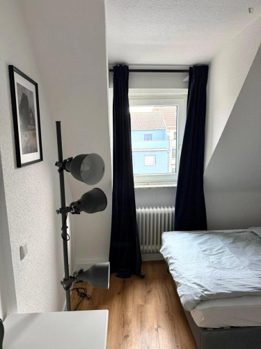 Cozy double bedroom in Düsseldorf