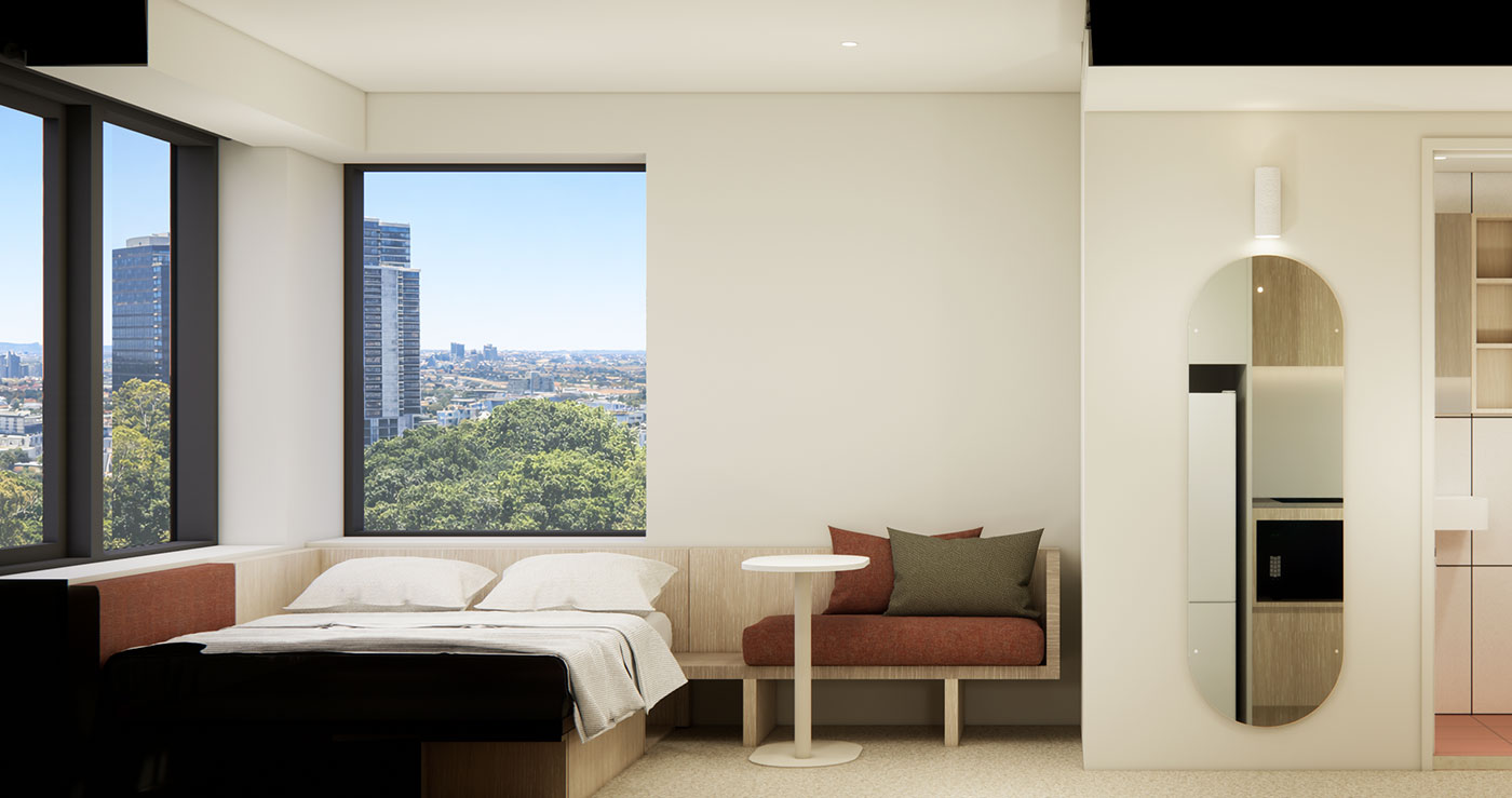  Premium Corner Studio Apartment  -  Flagstaff Station  - Gallery -  2