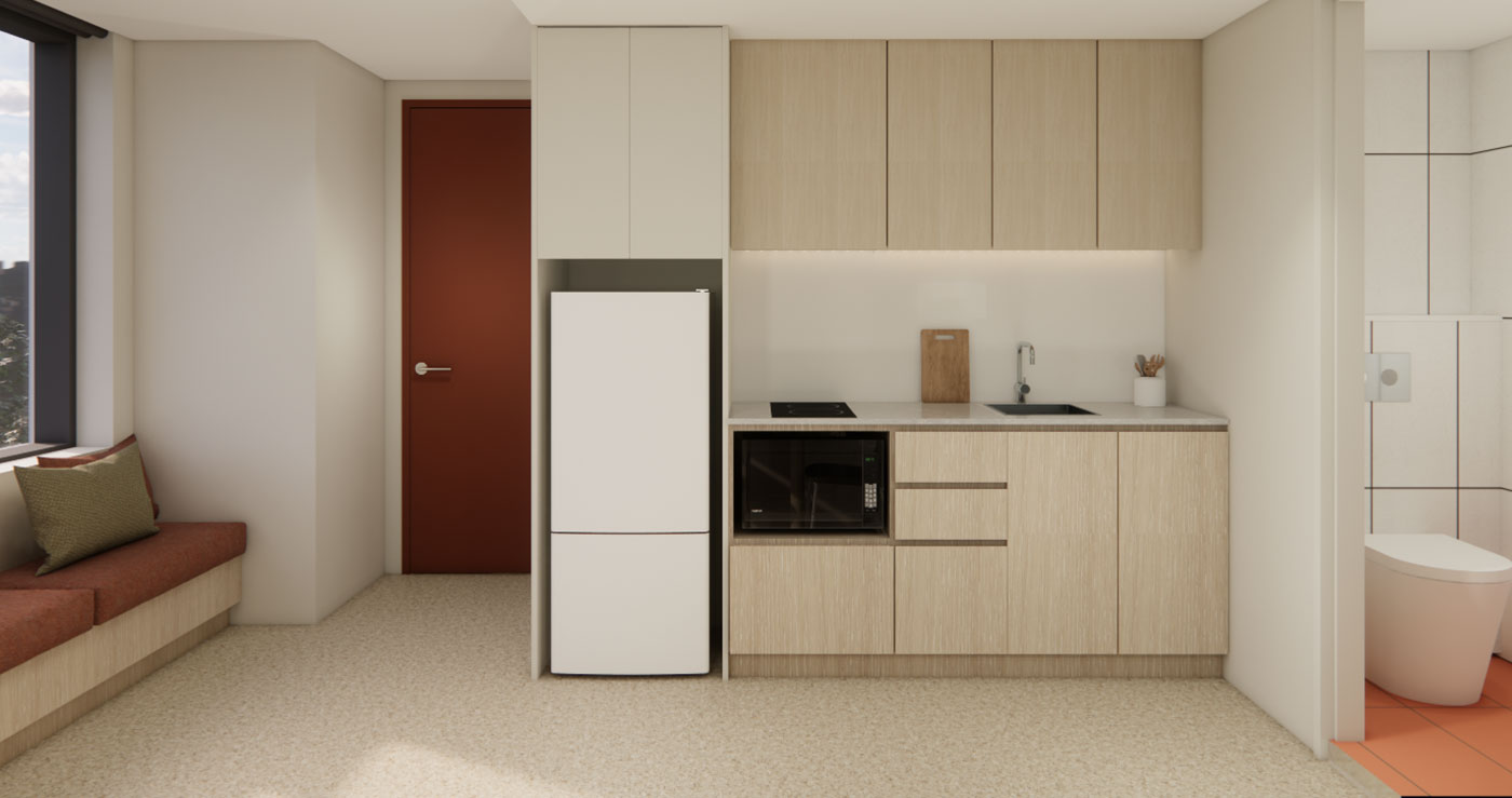  Single Bedroom – 2 Share Apt  -  Flagstaff Station  - Gallery -  2