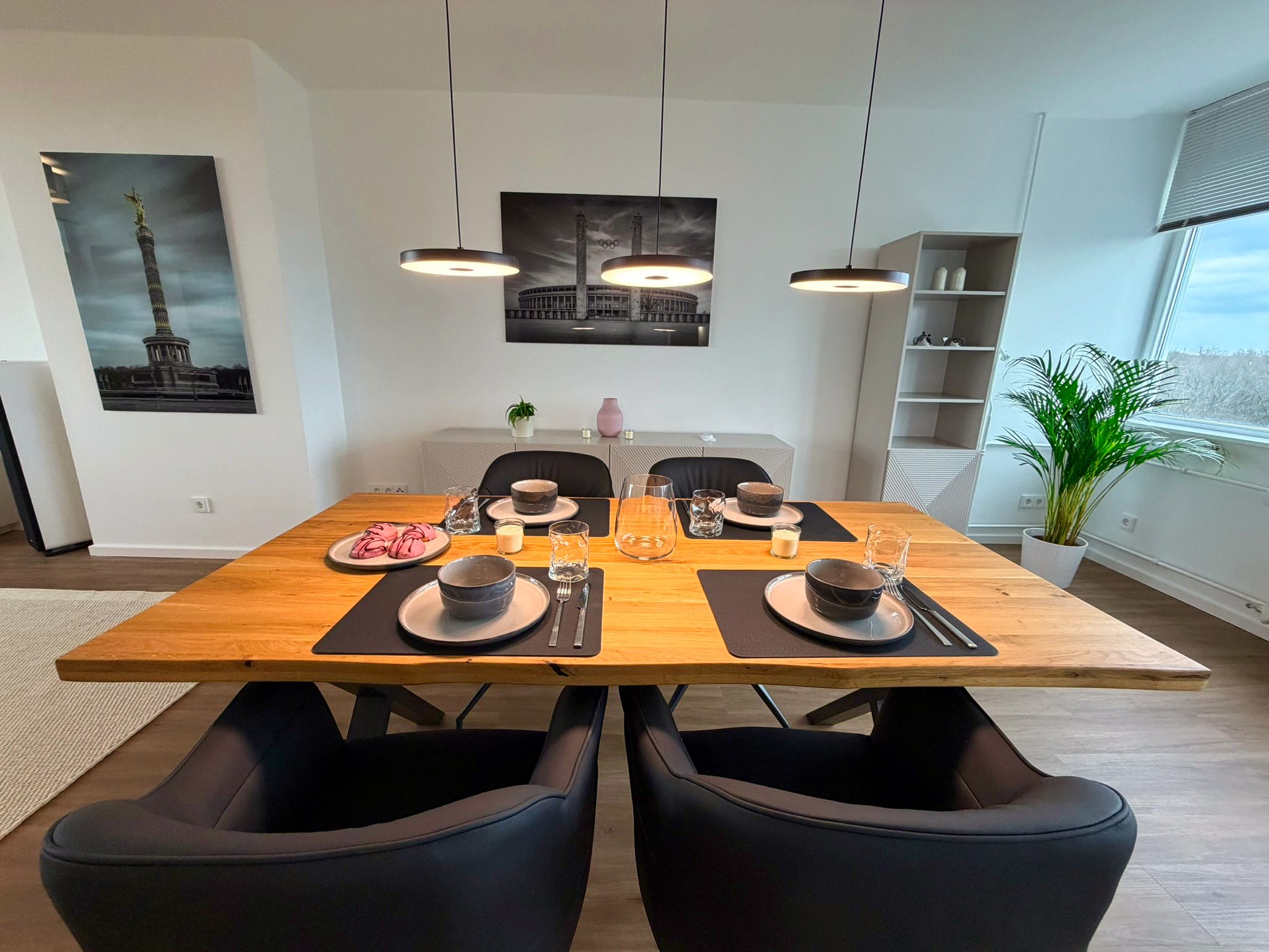  BusinessLiving – Berlin Tiergarten – Government District – Händelallee BAUHAUS Walter Gropius – Mode  -  BusinessLiving – Berlin Tiergarten – Government District – Händelallee BAUHAUS Walter Gropius – Modern apartment – with home office  - Gallery -  33