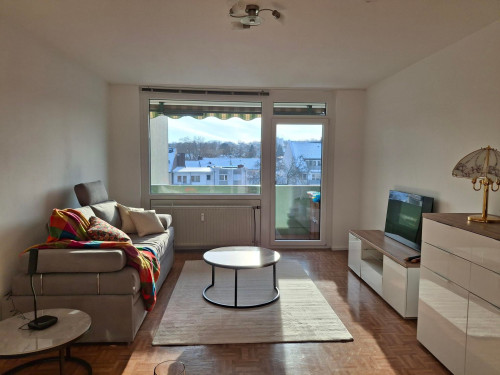 Newly furnished, bright 2-room apartment, prime location in Bonn-Duisdorf, balcony, underground parking space, 69 sqm, first occupancy