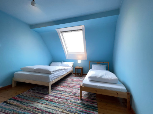 Large maisonette apartment by Rabe Washing machine Terrace (15 min. KA City | 10 min. KIT Nord | 8 min. Daimler | 5 min. MiRO) - Gallery - 20