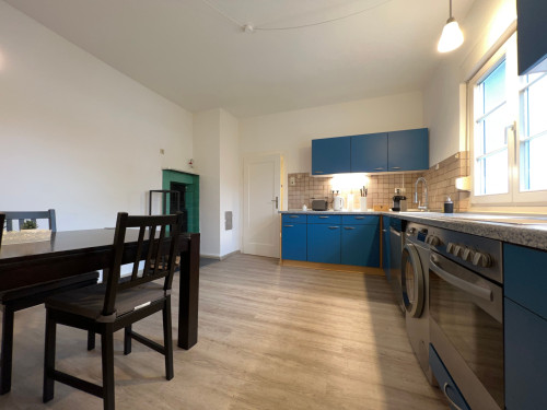 Large maisonette apartment by Rabe Washing machine Terrace (15 min. KA City | 10 min. KIT Nord | 8 min. Daimler | 5 min. MiRO) - Gallery - 11