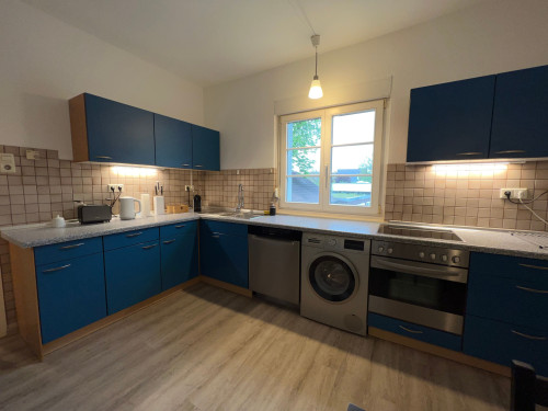Large maisonette apartment by Rabe Washing machine Terrace (15 min. KA City | 10 min. KIT Nord | 8 min. Daimler | 5 min. MiRO) - Gallery - 12