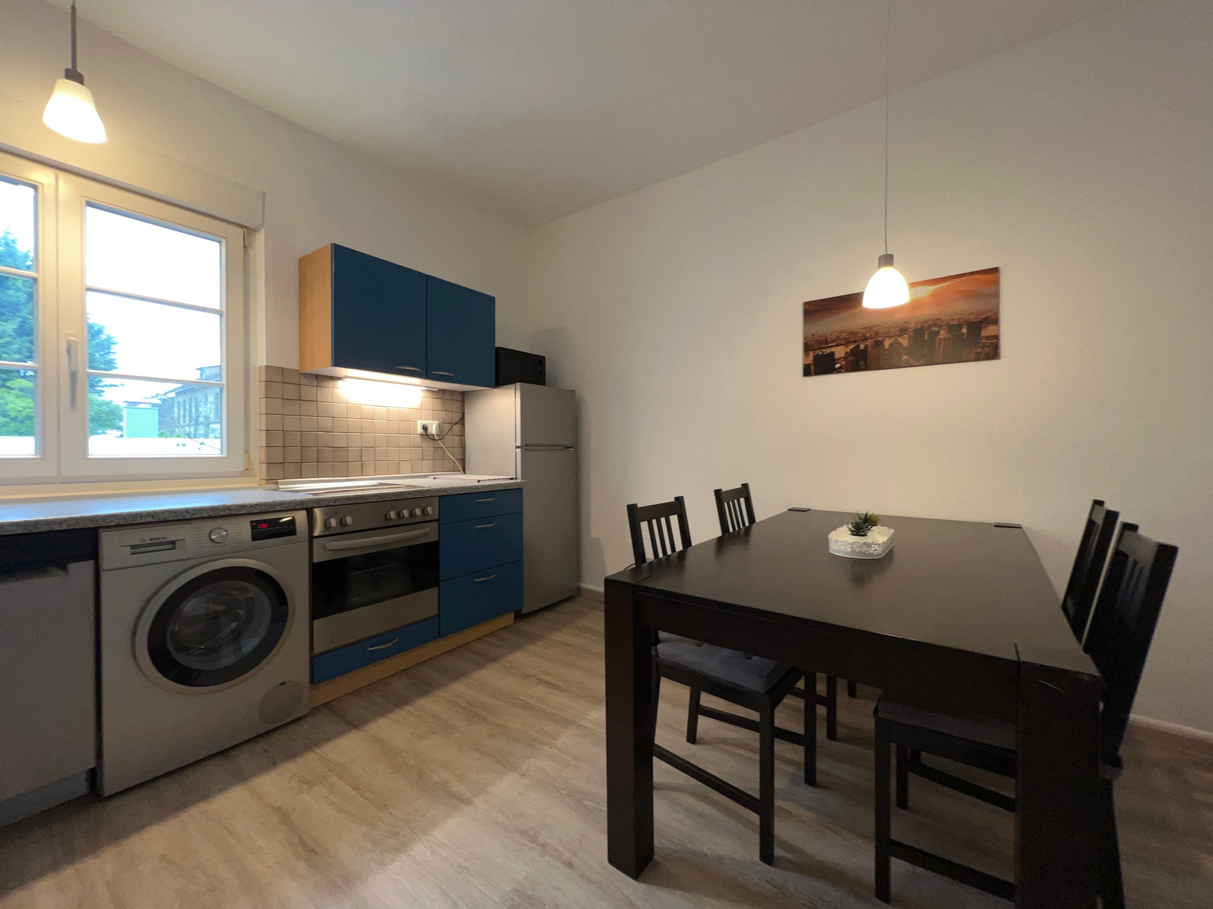 Large Maisonette Apartment By Rabe Washing Machine Terrace (15 Min. KA City | 10 Min. KIT Nord | 8 M - 12