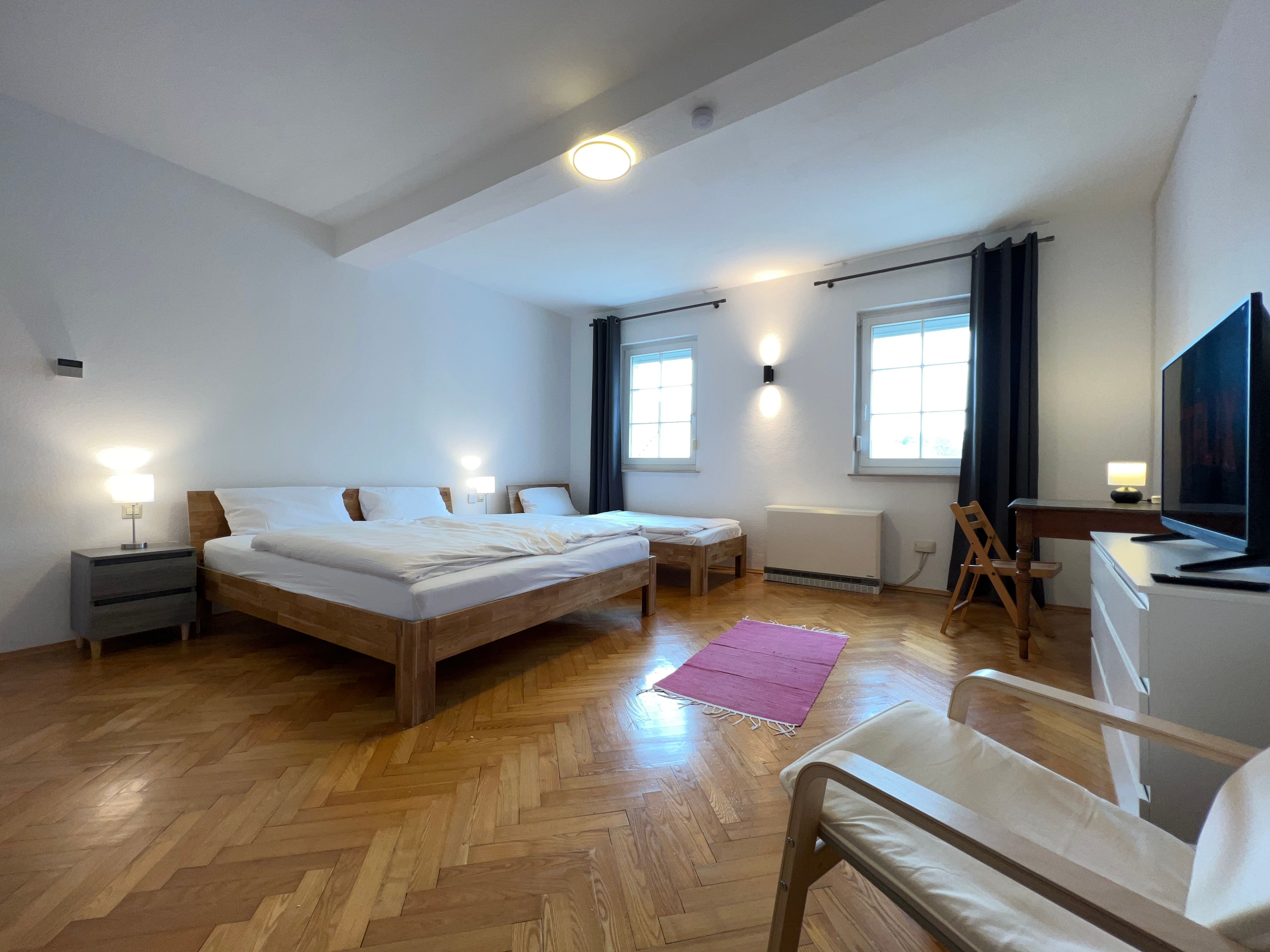 Large Maisonette Apartment By Rabe Washing Machine Terrace (15 Min. KA City | 10 Min. KIT Nord | 8 M - 27
