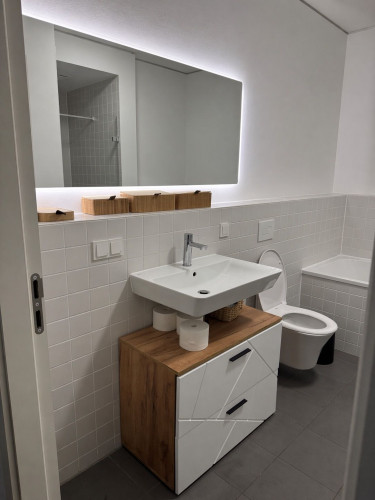Beautiful 3- room Designer Apartment in Berlin Mitte (80m2) – Fully Furnished + Balcony + Gym + Concierge