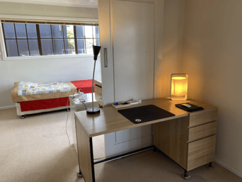Room in top-floor flat with views