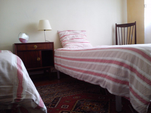 Pleasant twin bedroom in a 4-bedroom flat, near Faculdade de Economia da Universidade do Porto