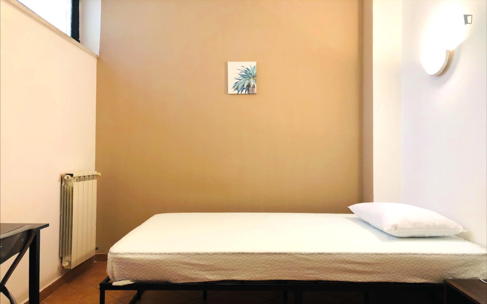  Neat Single Bedroom With Private Bathroom Near Piazza Nicola Cavalieri  -  Neat single bedroom with private bathroom near Piazza Nicola Cavalieri  - Gallery -  1