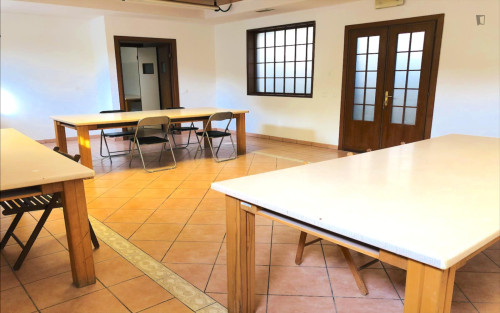 Inviting single bedroom with private bathroom near Parco Piazza Puricelli