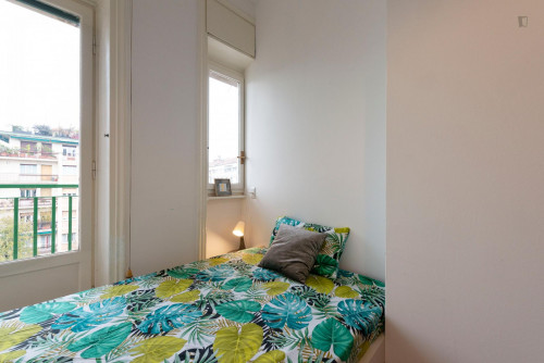 Cozy Bright Room with Balcony and AC - V.le B. d'Este 30 - Room 5