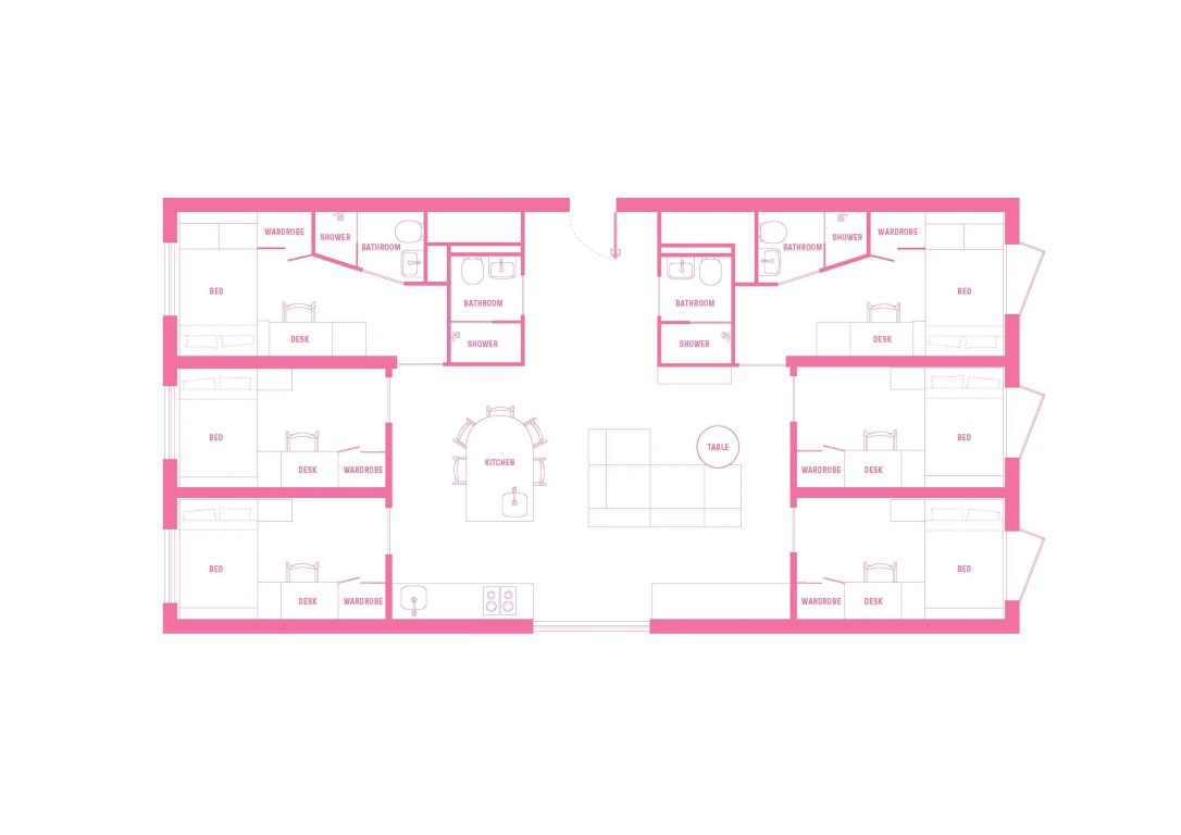  Double Bed, 6 Bed Apartment With En-Suite  -  Scape Carlton  - Gallery -  3