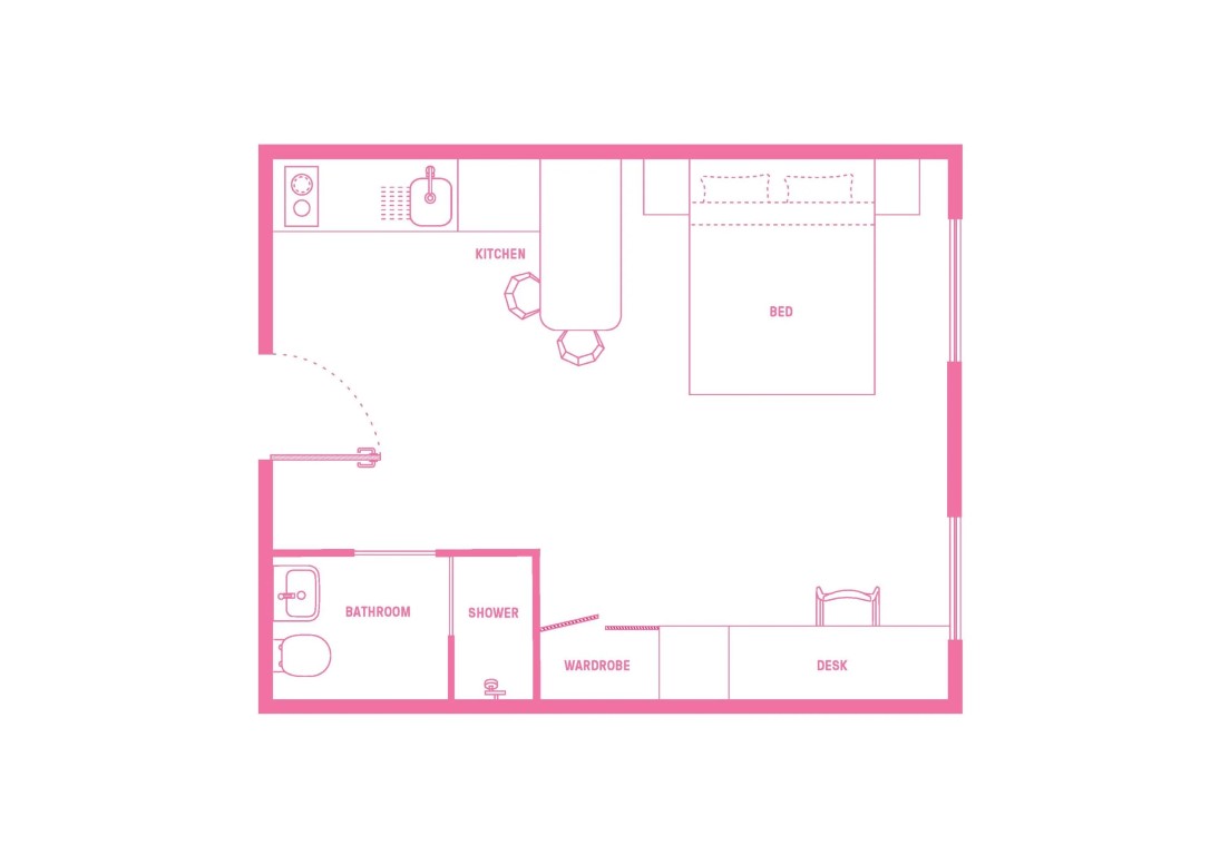  Queen Bed Apartment, Standard View  -  Scape Carlton  - Gallery -  6
