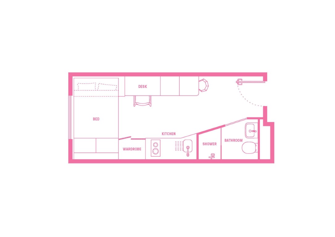  Double Bed, Signature Studio Apartment, Standard View  -  Scape Carlton  - Gallery -  4