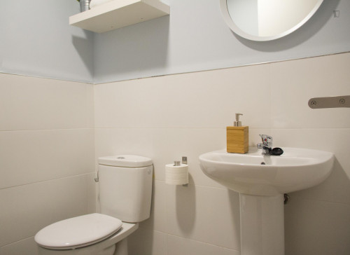 Pleasant double bedroom in trendy Lavapiés neighbourhood