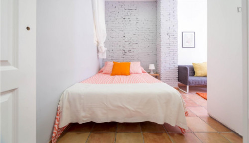 Cosy double bedroom in a 5-flat, in proximity to Xàtiva metro station