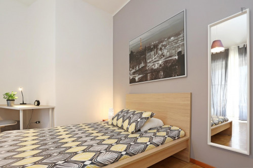 Spacious double bedroom near S. Agnese/Annibaliano metro station