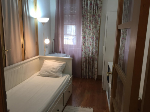 Pink or blue single small bedroom