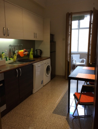 Pink or blue single small bedroom