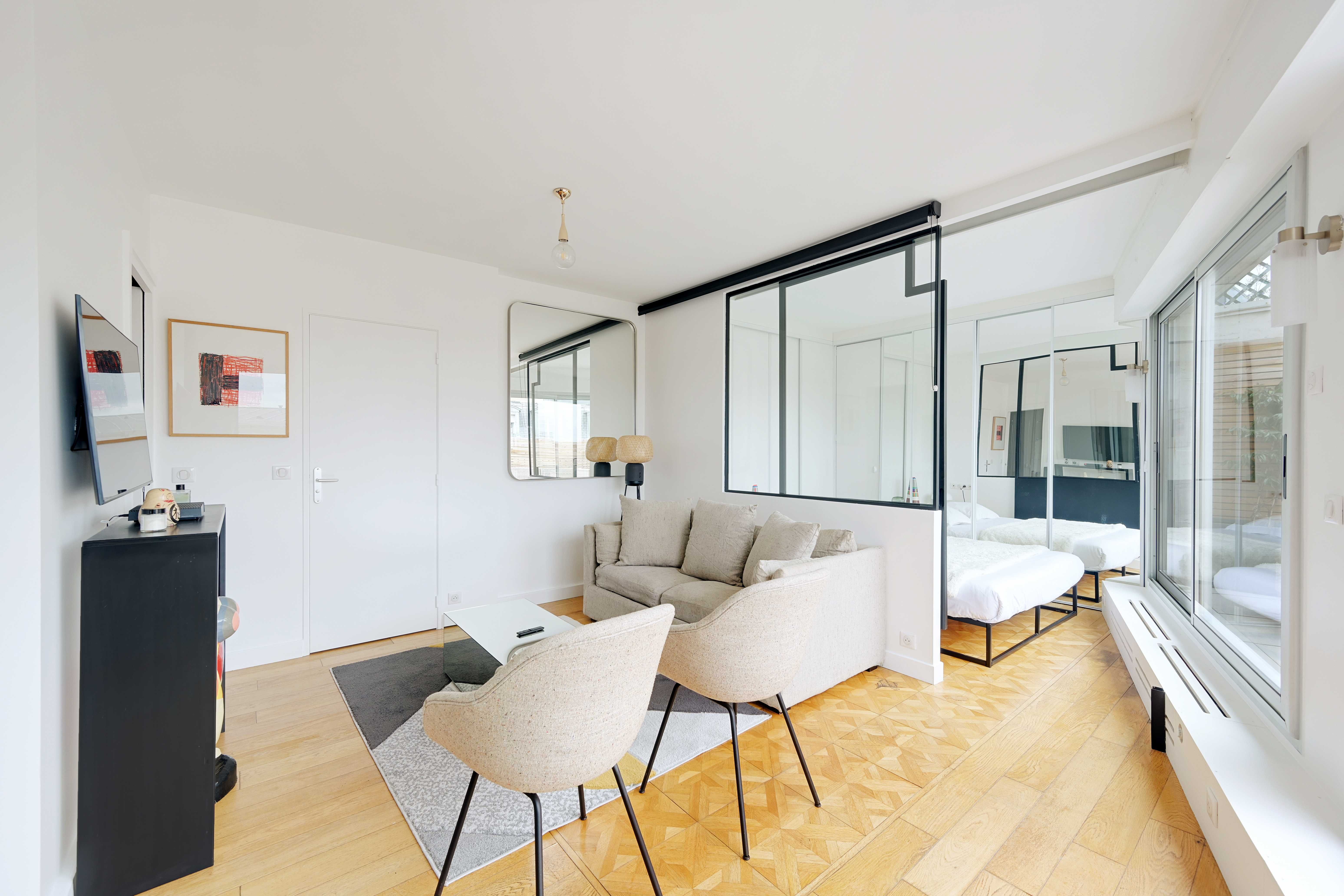 Air-Conditioned 2-Person Apartment With Terrace And View Of Paris - Air-conditioned 2-person apartment with terrace and view of Paris - Gallery - 7