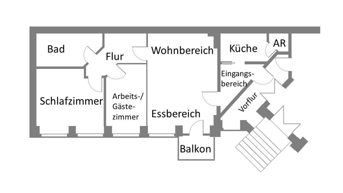 Luxurious Quiet Apartment With Balcony In The Center Of Leipzig - Luxurious quiet apartment with balcony in the center of Leipzig - Gallery - 28